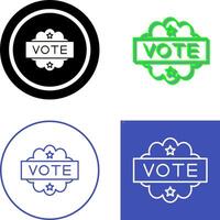 diseño de icono de voto vector