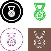 diseño de icono de medalla vector