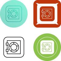 Safe Box Icon Design vector