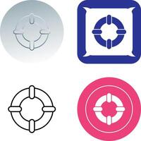 Life Saver Icon Design vector