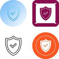 Shield Icon Design vector