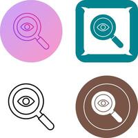 Detective Icon Design vector