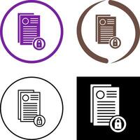 Privacy Icon Design vector