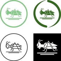 Grasshopper Icon Design vector