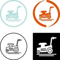 Lawn Mower Icon Design vector