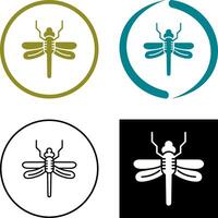 Dragonfly Icon Design vector