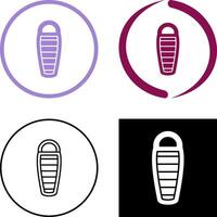 Sleeping Bag Icon Design vector