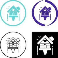 Birdhouse Icon Design vector