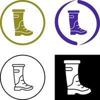 lluvia botas icono diseño vector