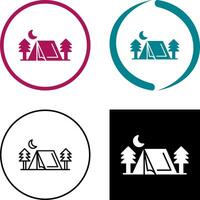 Tent Icon Design vector