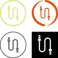 Jumping Rope Icon Design vector