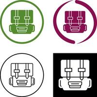 Backpack Icon Design vector