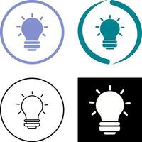 Light Bulb Icon Design vector