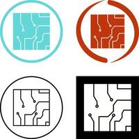 Electrical circuit Icon Design vector