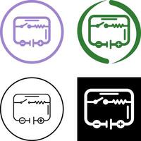 Electrical Circuit Icon Design vector