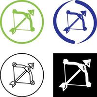 Crossbow Icon Design vector