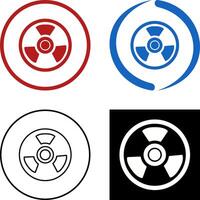 Nuclear Icon Design vector