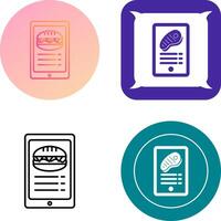 Online order Icon Design vector