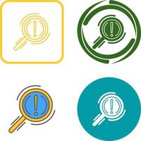 Problem Icon Design vector