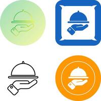 Waiter Icon Design vector