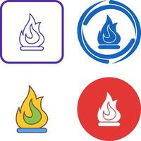 Fire Icon Design vector