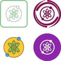 Proton Icon Design vector