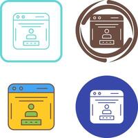 Password Icon Design vector