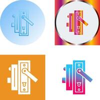 Door Handle Icon Design vector