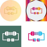 Resistor Icon Design vector