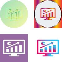 Statistics Icon Design vector