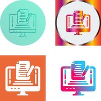 Note Icon Design vector