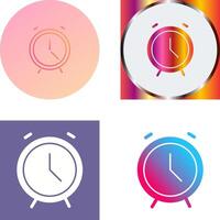 diseño de icono de reloj de alarma vector