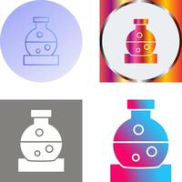 Flask Icon Design vector