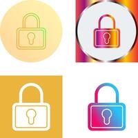 Lock Icon Design vector