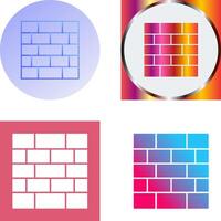 Wall Icon Design vector