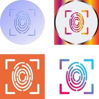Fingerprint Icon Design vector