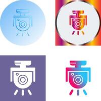 Security Camera Icon Design vector