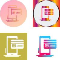 Cashless Payment Icon Design vector