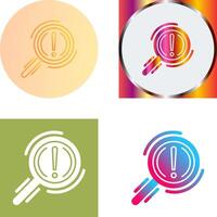 Problem Icon Design vector