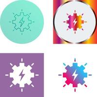 Electricity Icon Design vector