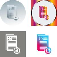 Privacy Icon Design vector