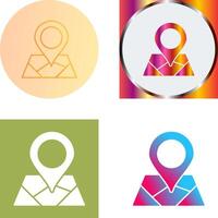 Map Icon Design vector