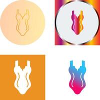 Swim Suit Icon Design vector