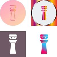 Control Tower Icon Design vector