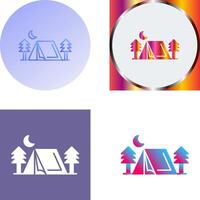 Tent Icon Design vector