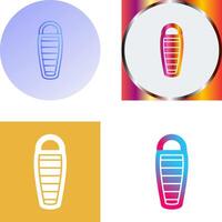 Sleeping Bag Icon Design vector