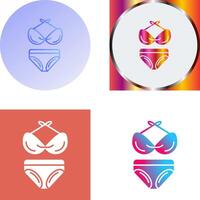 Bikini Icon Design vector