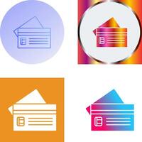 Credit Card Icon Design vector