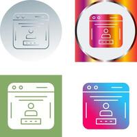 Password Icon Design vector
