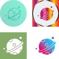 Planet Icon Design vector